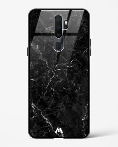 Portoro Black Marble Glass Case Phone Cover (Oppo)