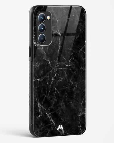 Portoro Black Marble Glass Case Phone Cover (Oppo)