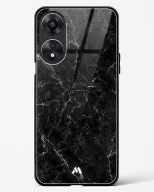 Portoro Black Marble Glass Case Phone Cover-(Oppo)
