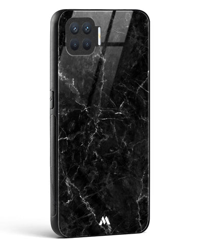 Portoro Black Marble Glass Case Phone Cover (Oppo)