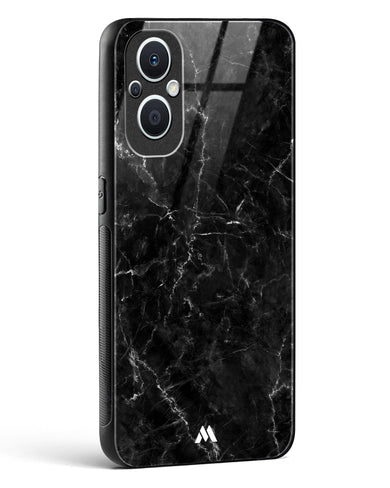 Portoro Black Marble Glass Case Phone Cover (Oppo)