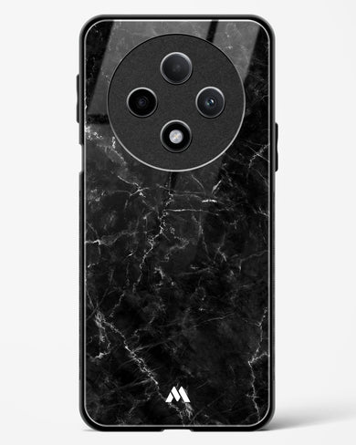 Portoro Black Marble Glass Case Phone Cover (Oppo)