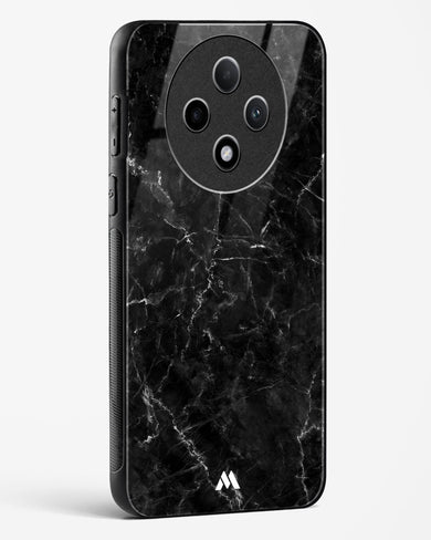 Portoro Black Marble Glass Case Phone Cover (Oppo)