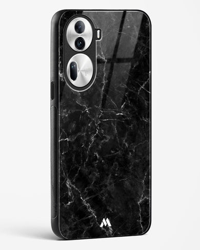 Portoro Black Marble Glass Case Phone Cover (Oppo)