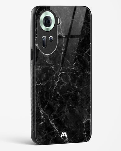 Portoro Black Marble Glass Case Phone Cover (Oppo)