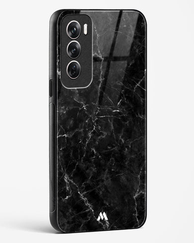 Portoro Black Marble Glass Case Phone Cover (Oppo)