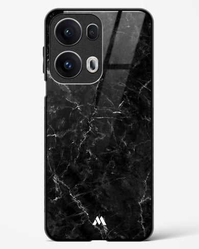 Portoro Black Marble Glass Case Phone Cover (Oppo)