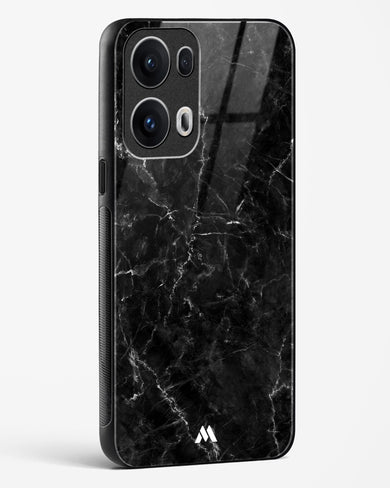 Portoro Black Marble Glass Case Phone Cover (Oppo)