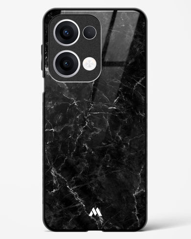 Portoro Black Marble Glass Case Phone Cover (Oppo)