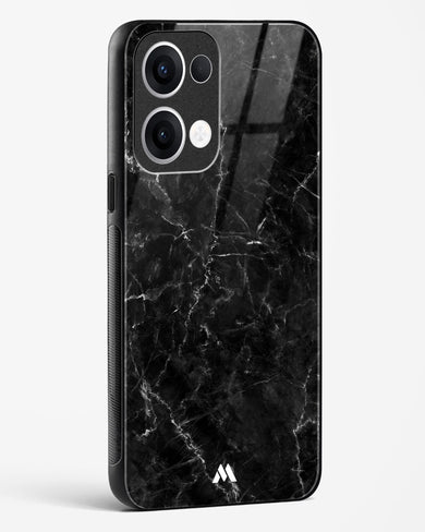 Portoro Black Marble Glass Case Phone Cover (Oppo)