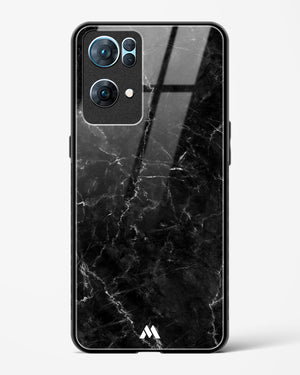 Portoro Black Marble Glass Case Phone Cover (Oppo)