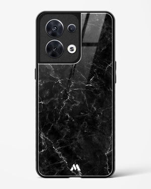 Portoro Black Marble Glass Case Phone Cover (Oppo)