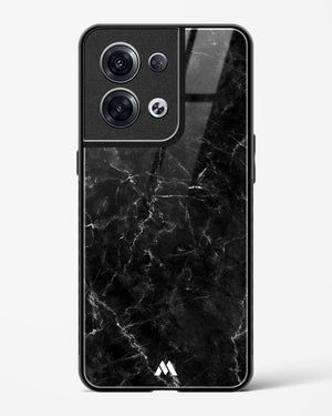 Portoro Black Marble Glass Case Phone Cover (Oppo)