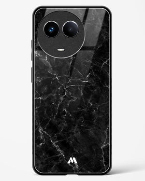 Portoro Black Marble Glass Case Phone Cover-(Realme)