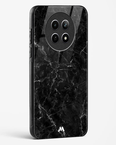 Portoro Black Marble Glass Case Phone Cover (Realme)