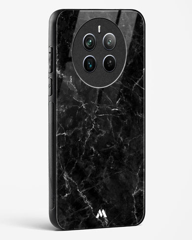 Portoro Black Marble Glass Case Phone Cover (Realme)