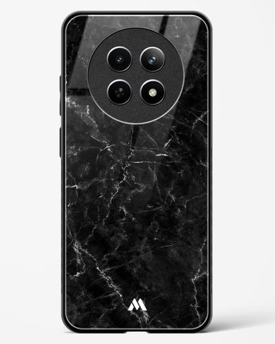 Portoro Black Marble Glass Case Phone Cover (Realme)