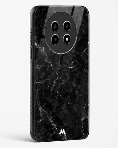 Portoro Black Marble Glass Case Phone Cover (Realme)