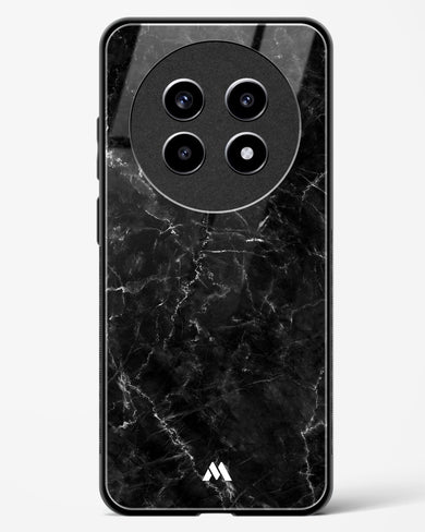 Portoro Black Marble Glass Case Phone Cover (Realme)