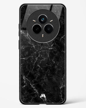 Portoro Black Marble Glass Case Phone Cover (Realme)