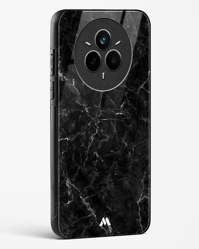 Portoro Black Marble Glass Case Phone Cover (Realme)