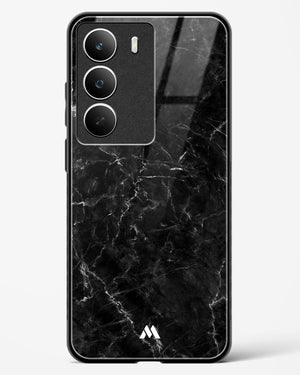 Portoro Black Marble Glass Case Phone Cover (Realme)