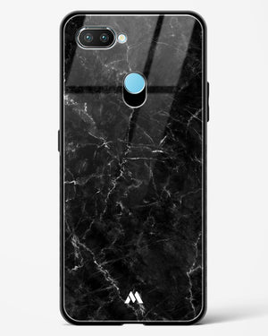 Portoro Black Marble Glass Case Phone Cover-(Realme)