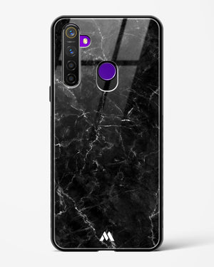 Portoro Black Marble Glass Case Phone Cover (Realme)