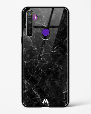 Portoro Black Marble Glass Case Phone Cover-(Realme)