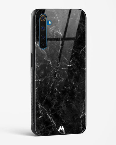 Portoro Black Marble Glass Case Phone Cover (Realme)