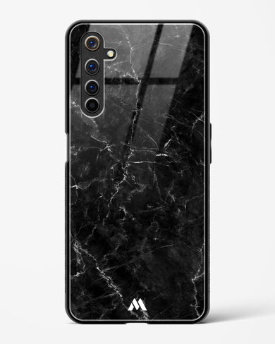 Portoro Black Marble Glass Case Phone Cover (Realme)