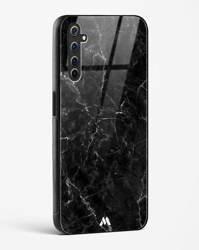 Portoro Black Marble Glass Case Phone Cover (Realme)