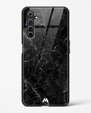 Portoro Black Marble Glass Case Phone Cover-(Realme)