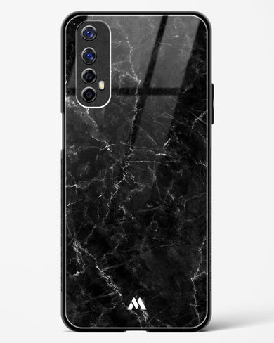 Portoro Black Marble Glass Case Phone Cover (Realme)