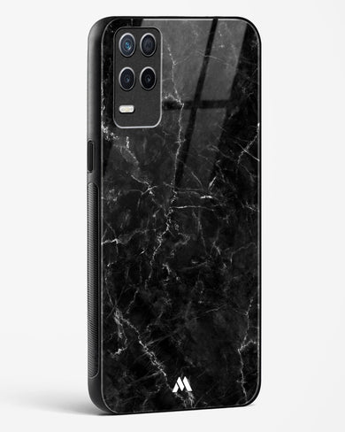 Portoro Black Marble Glass Case Phone Cover (Realme)