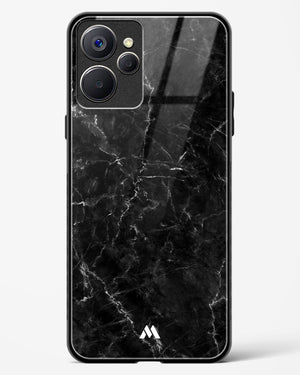 Portoro Black Marble Glass Case Phone Cover (Realme)