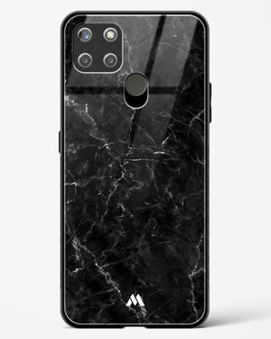 Portoro Black Marble Glass Case Phone Cover (Realme)
