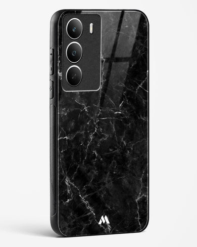 Portoro Black Marble Glass Case Phone Cover (Realme)