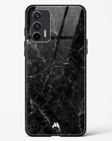 Portoro Black Marble Glass Case Phone Cover-(Realme)