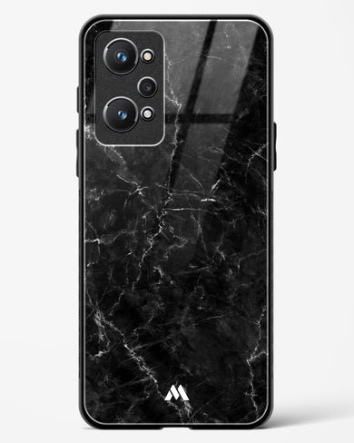 Portoro Black Marble Glass Case Phone Cover (Realme)