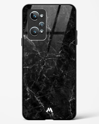Portoro Black Marble Glass Case Phone Cover (Realme)