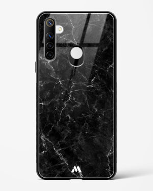 Portoro Black Marble Glass Case Phone Cover-(Realme)