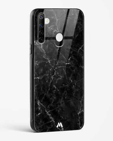 Portoro Black Marble Glass Case Phone Cover (Realme)