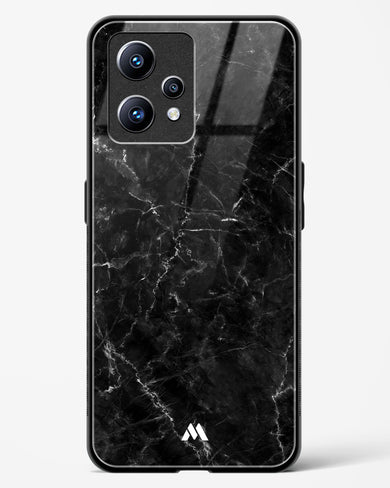 Portoro Black Marble Glass Case Phone Cover (Realme)
