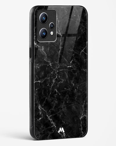 Portoro Black Marble Glass Case Phone Cover (Realme)