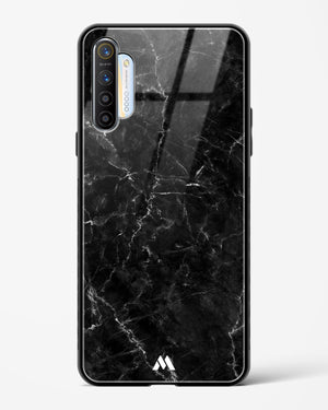 Portoro Black Marble Glass Case Phone Cover-(Realme)