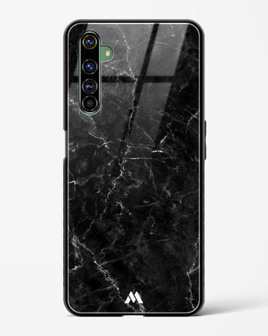 Portoro Black Marble Glass Case Phone Cover (Realme)