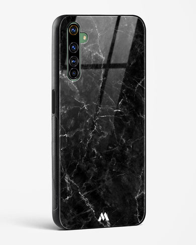 Portoro Black Marble Glass Case Phone Cover (Realme)