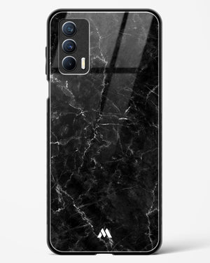 Portoro Black Marble Glass Case Phone Cover-(Realme)