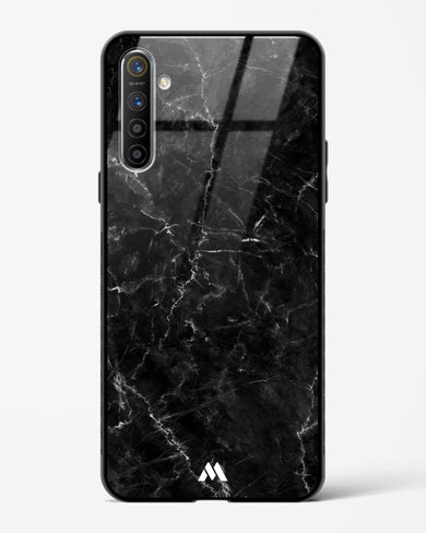 Portoro Black Marble Glass Case Phone Cover (Realme)